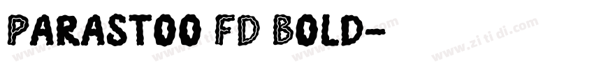 Parastoo FD Bold字体转换